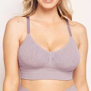 Mindd The Mid V Champagne Lined Wire Free Bra